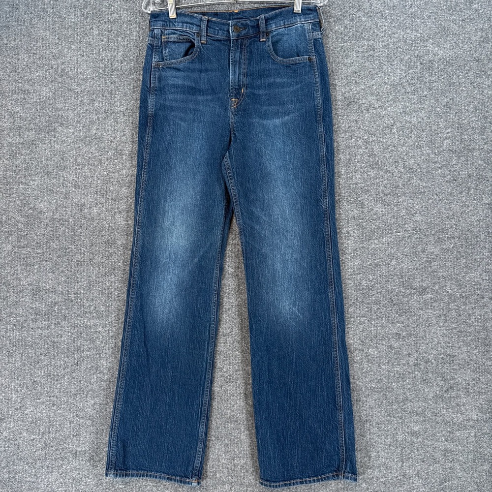 Gap Vintage Flare Jeans Womens 28 Blue High Rise Stretch Denim Casual Pants